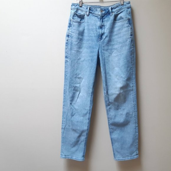 American Eagle Mom Straight Jeans sz 10 - Picture 5 of 9